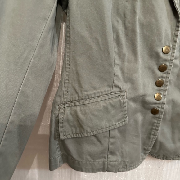 Caribbean Joe Army Green Jacket Size 10 - Picture 6 of 6